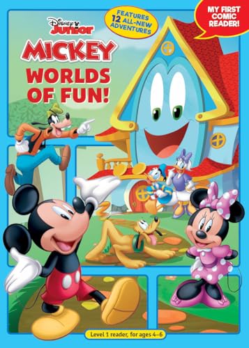 Mickey Mouse Funhouse: Worlds of Fun!: My First Comic Reader! - Paperback