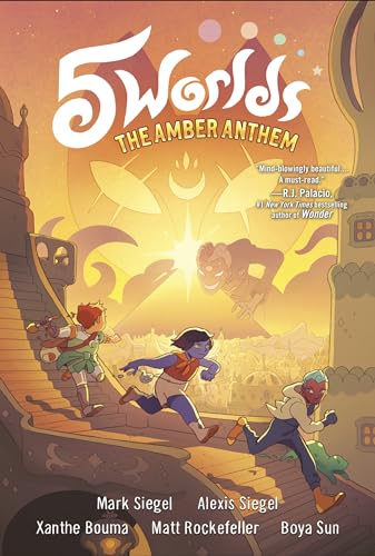 5 Worlds Book 4: The Amber Anthem: (A Graphic Novel) - Mark Siegel - Hardcover                       