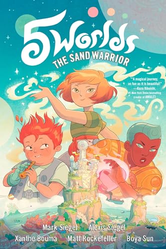5 Worlds Book 1: The Sand Warrior: (A Graphic Novel) - Mark Siegel - Paperback                       
