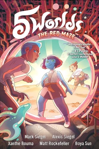 5 Worlds Book 3: The Red Maze: (A Graphic Novel) - Mark Siegel - Paperback                       