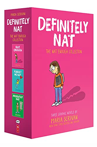 Definitely Nat: A Graphic Novel Box Set (Nat Enough #1-3) - Maria Scrivan - Boxed Set                       
