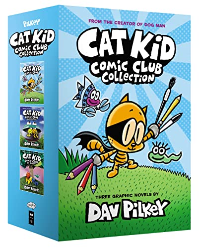 The Cat Kid Comic Club Collection: From the Creator of Dog Man (Cat Kid Comic Club #1-3 Boxed Set) - Dav Pilkey - Hardcover                       