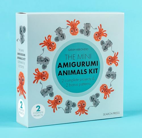 Mini Amigurumi Animals Kit: 2 Complete Projects & 2 Bonus Patterns - Paperback