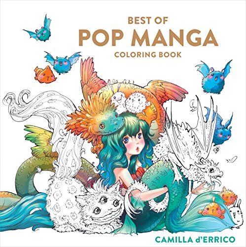 Best of Pop Manga Coloring Book - Paperback