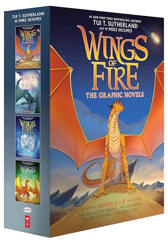 Wings of Fire #5-#8: A Graphic Novel Box Set (Wings of Fire Graphic Novels #5-#8) - Hardcover