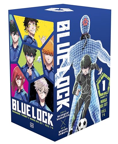 Blue Lock Season 1 Part 1 Manga Box Set - Muneyuki Kaneshiro - Paperback                       