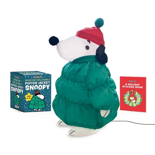 Peanuts: Desktop Inflatable Puffer Jacket Snoopy: Stands 14 Tall